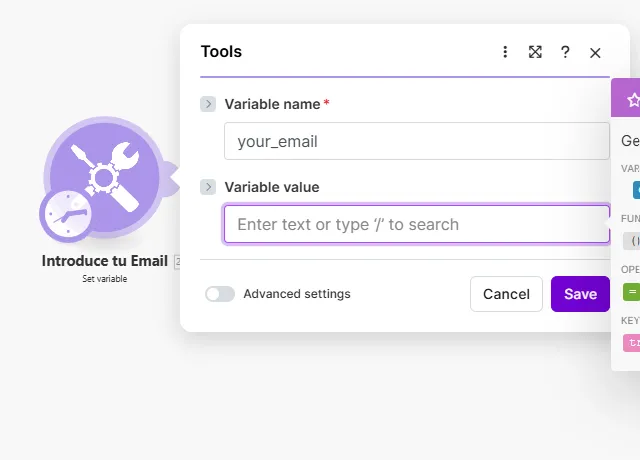 Añadir correo de notificaciones